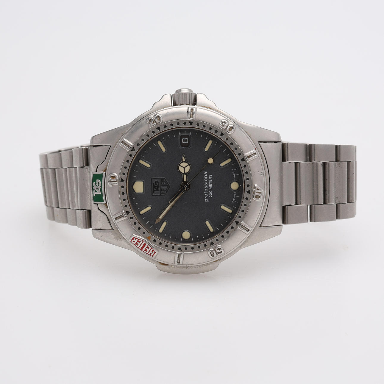 ARMBÅNDSUR, STÅL, PROFESSIONEL, TAG HEUER, KVARTS.