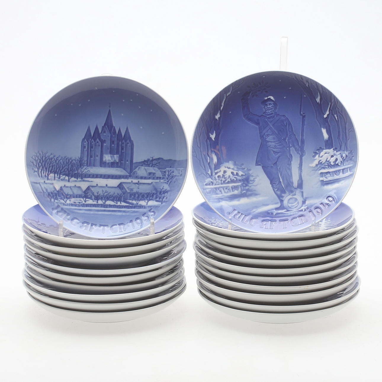 JULTALLRIKAR, Bing & Gröndal, 22 st, 1904 - 1980.