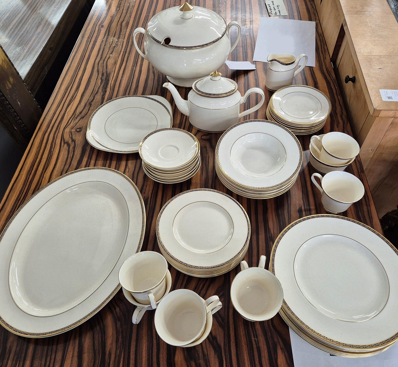MINTON 'ST JAMES' PART DINNER SERVICE. Ceramics & Porcelain
