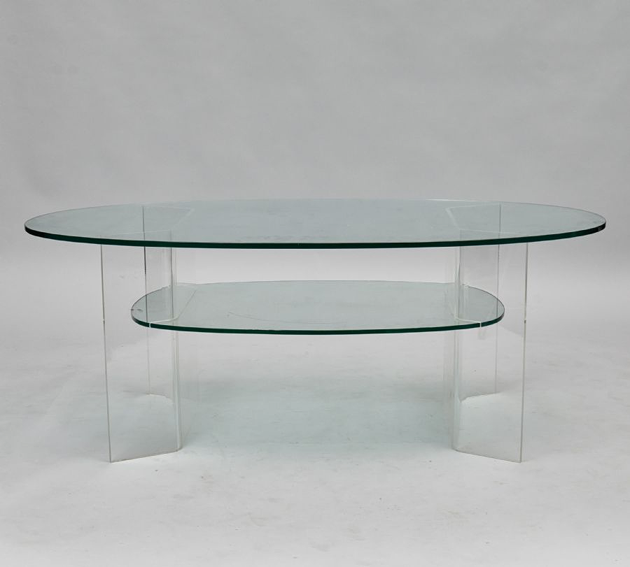 KAFFEETISCH. Englesson. Glas/Plexi.