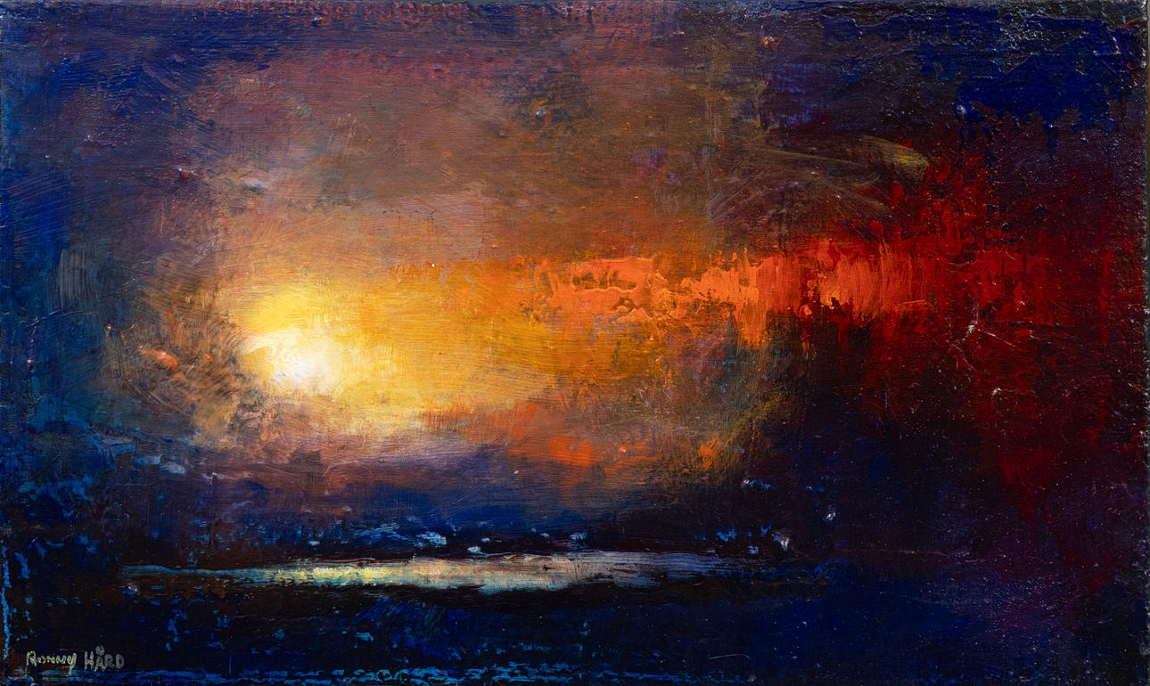 RONNY HÅRD. “The Light”, oil on canvas, signed and dated verso 2013.