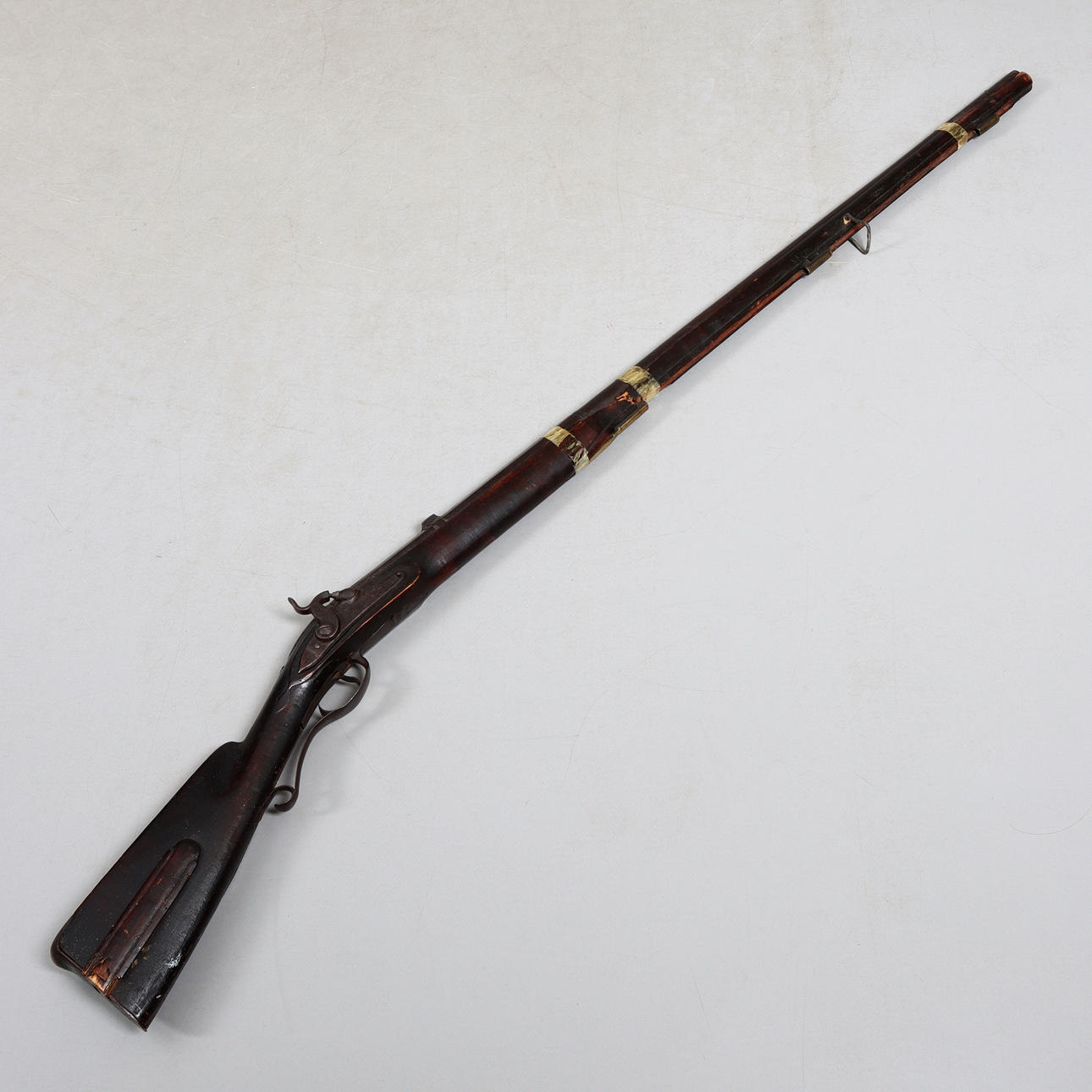 A round lock rifle, 17 mm, 18th century. Weapons & Militaria - Guns ...