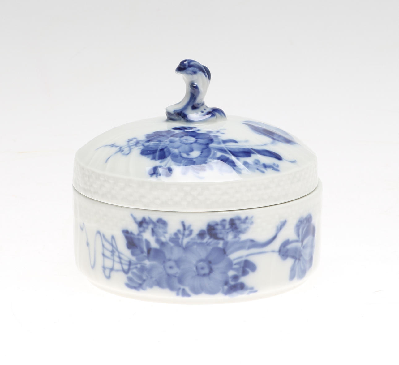 SOCKERSKÅL, porslin, Blå Blomst, Royal Copenhagen, Danmark.