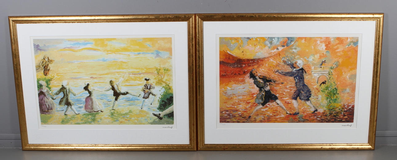 MATS NORRYD. 2 st, färglitografier, tryckt signatur samt numrerade 146/250 respektive 119/250.