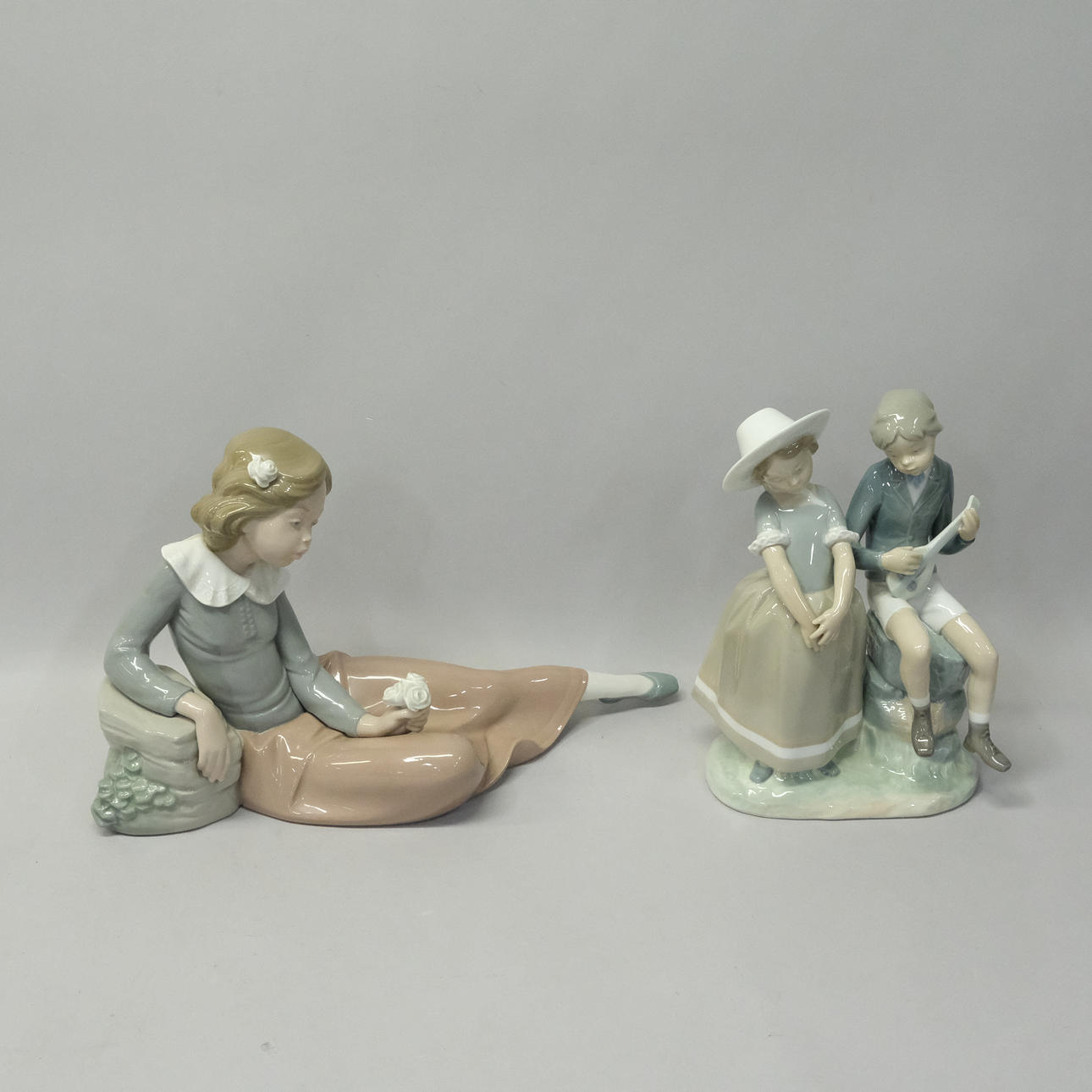 LLADRO JA NAO, KAKSI HAHMOA.