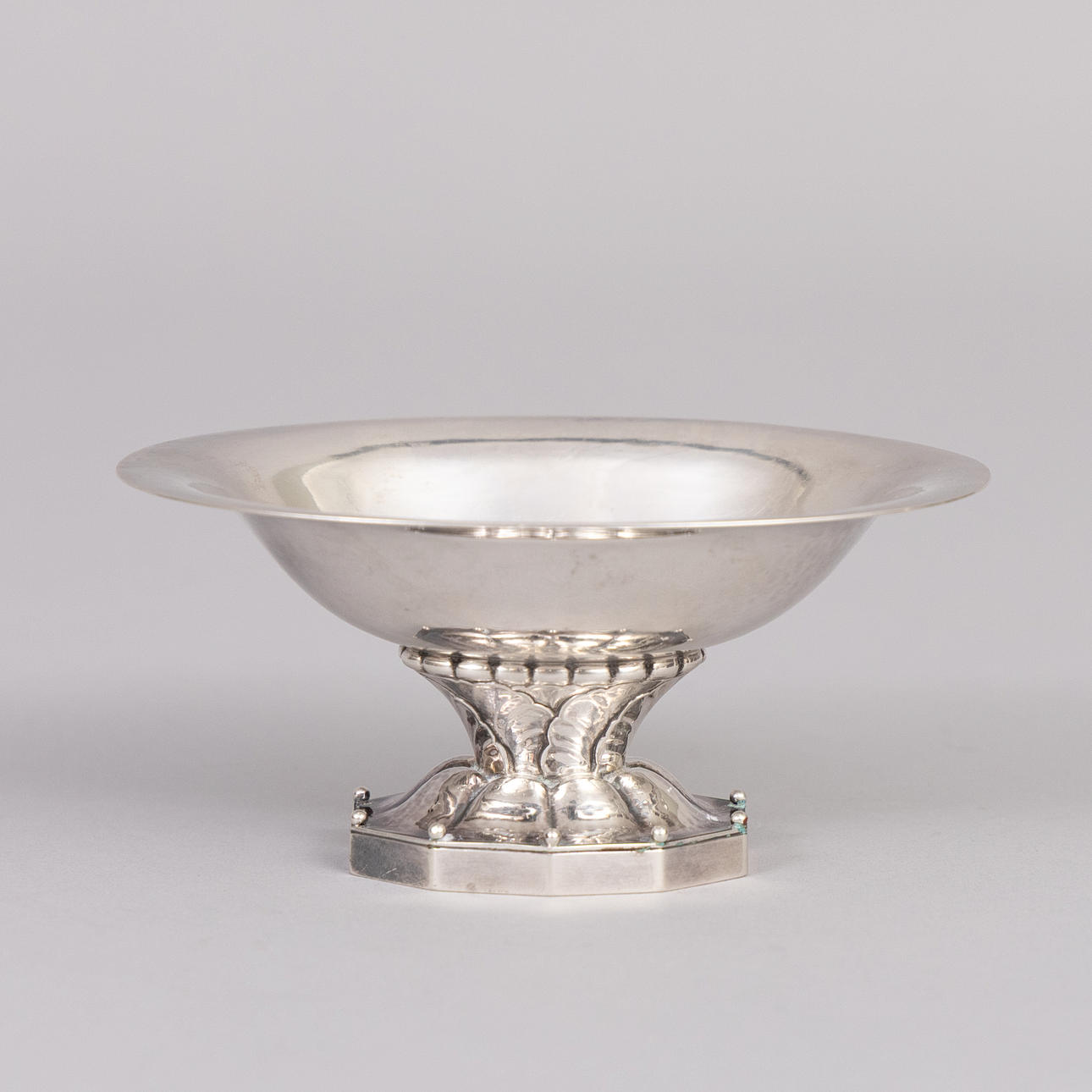 GEORG JENSEN, Skål, Sterling silver, 1920/30-tal.
