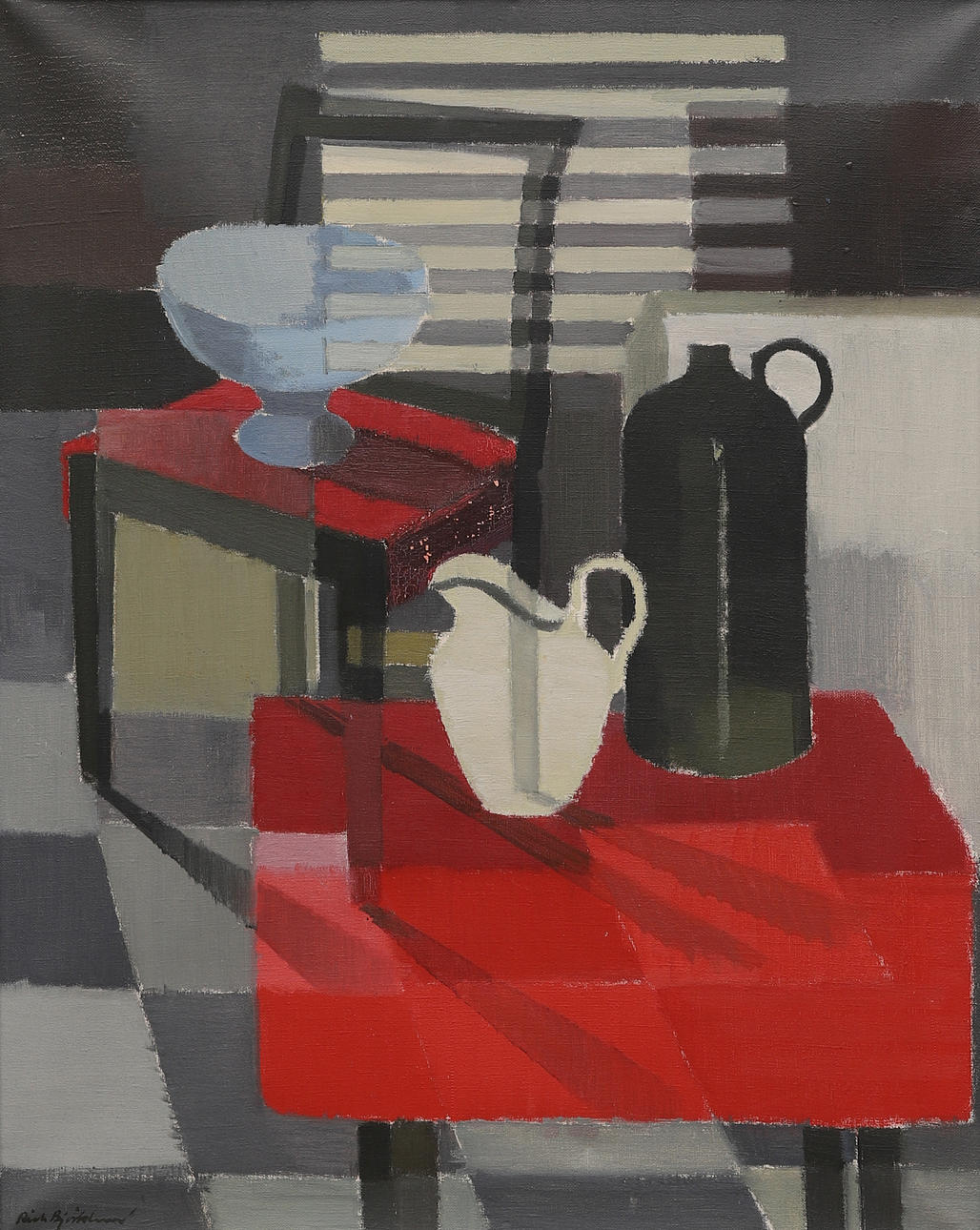 RICHARD BJÖRKLUND, oil on canvas, signed.