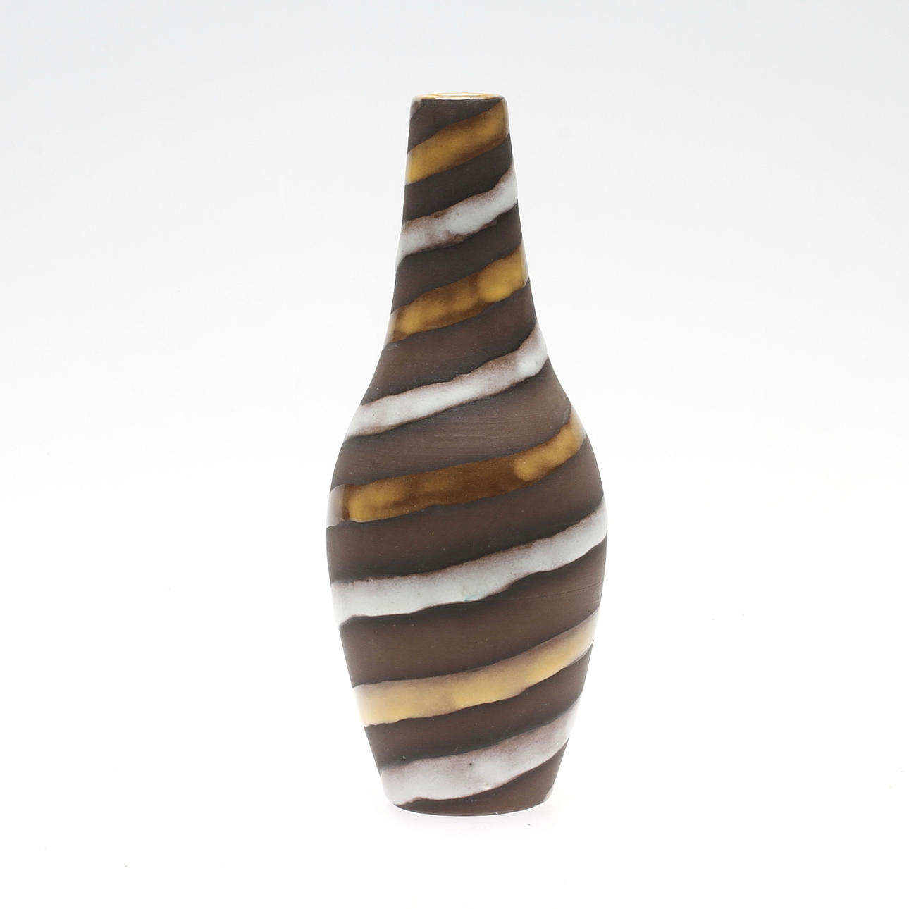 VAS, keramik, "Spiral"(1950-56), Ingrid Atterberg, Upsala-Ekeby, signerad.