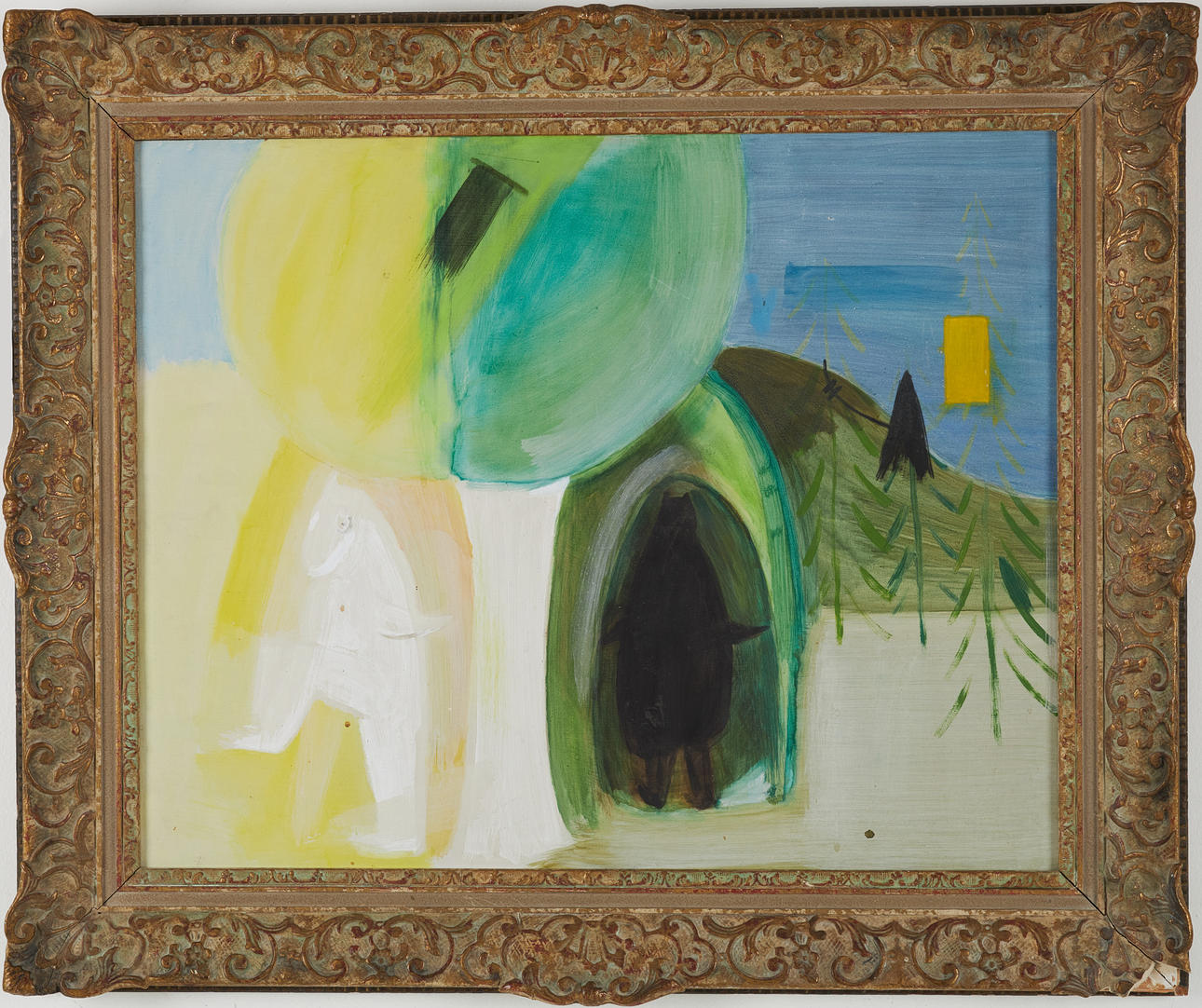 VERNER MOLIN. Attributed to, “Darksow”, oil on panel.