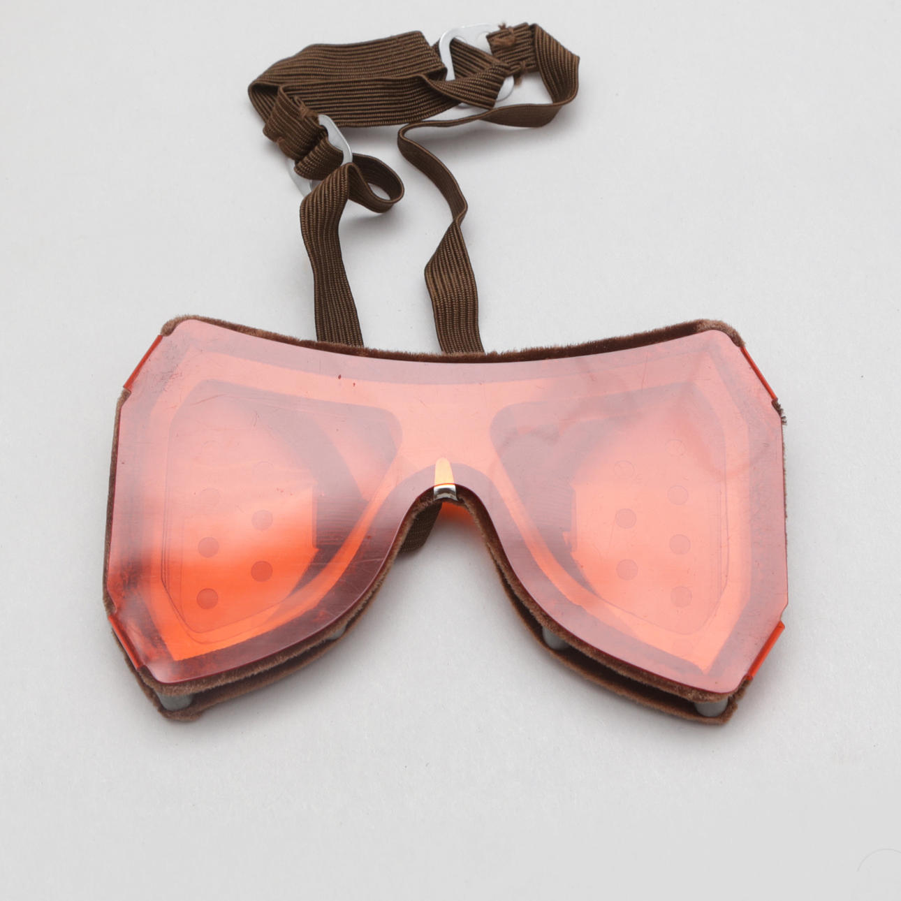 SKI GOGGLES, in original box, ca 1950.