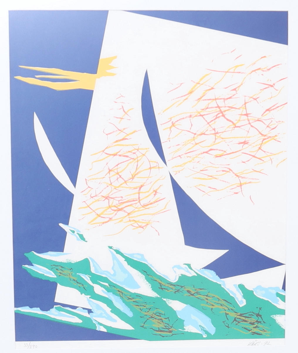 OLLE KÅKS. lithographs, signed, numbered 33/290 & dated -92.