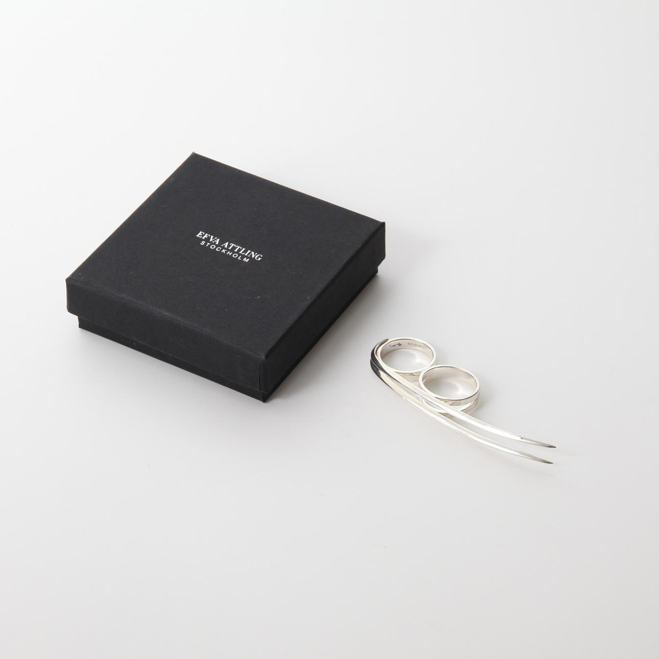 EFVA ATTLING. von 1952. Ring, Sterlingsilber.