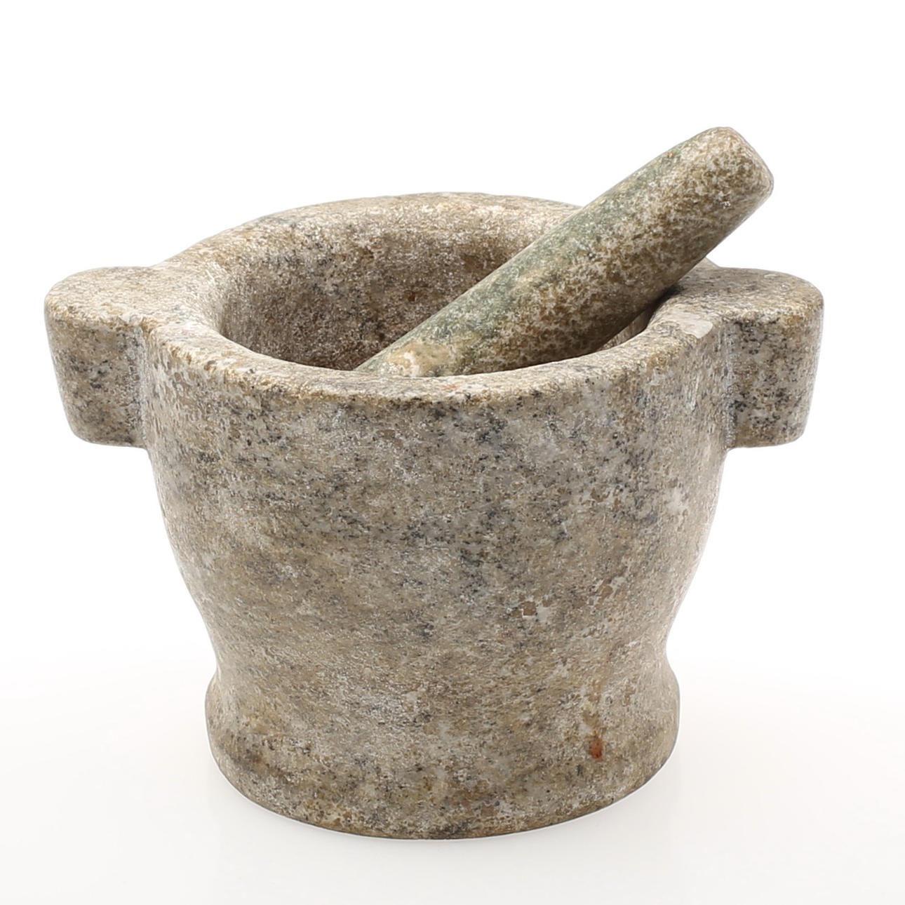 MORTEL MED STÖT, sten, 1800-tal.