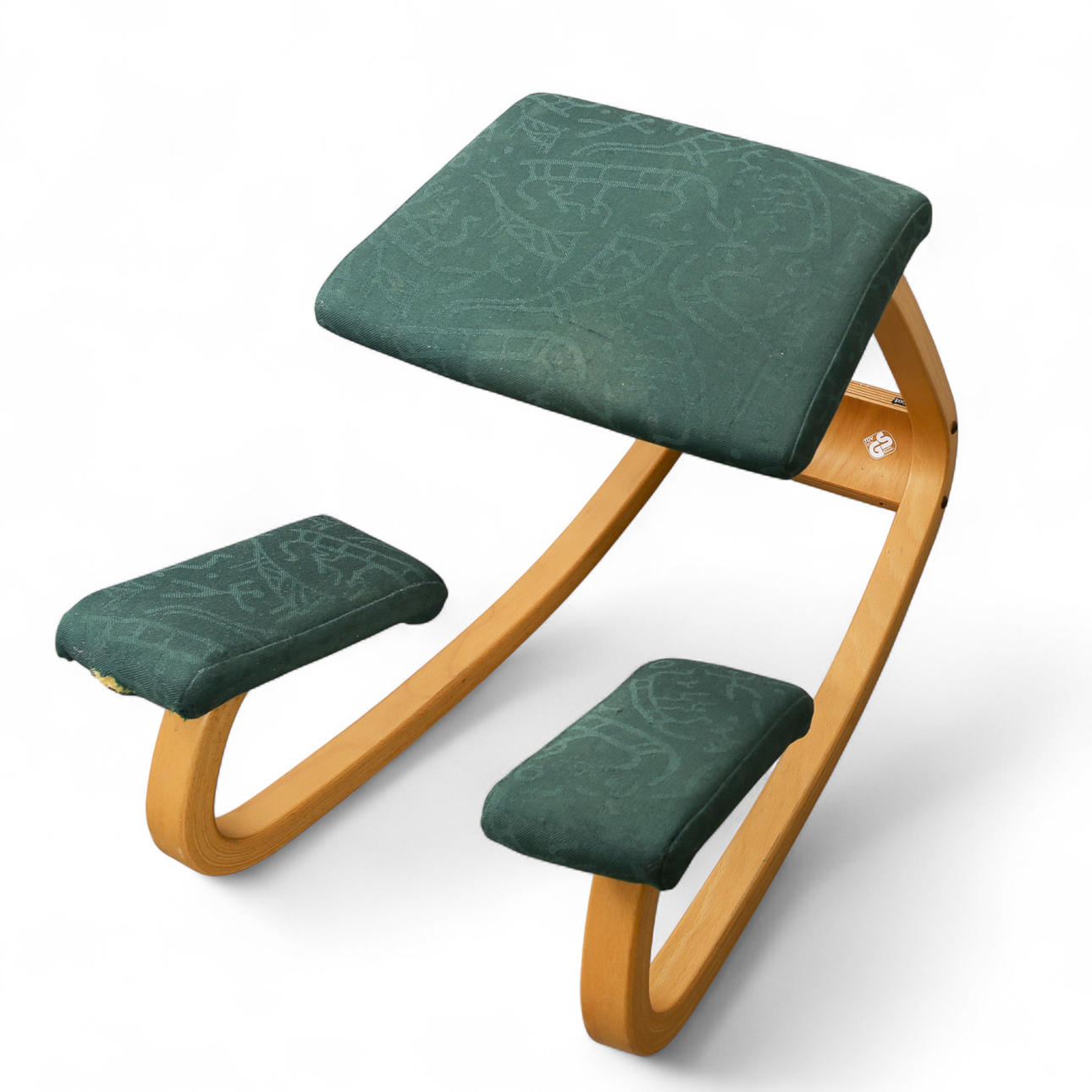 STOKKESTOL, beech with textile upholstery.