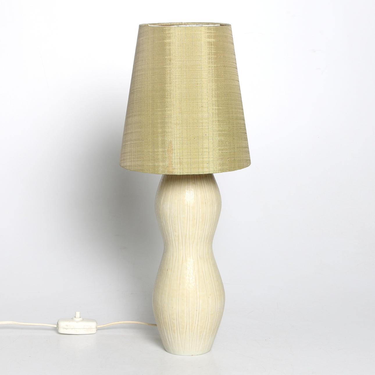 BORDSLAMPA, stengods Carl Harry Stålhane, Rörstrand. 1900-tal.