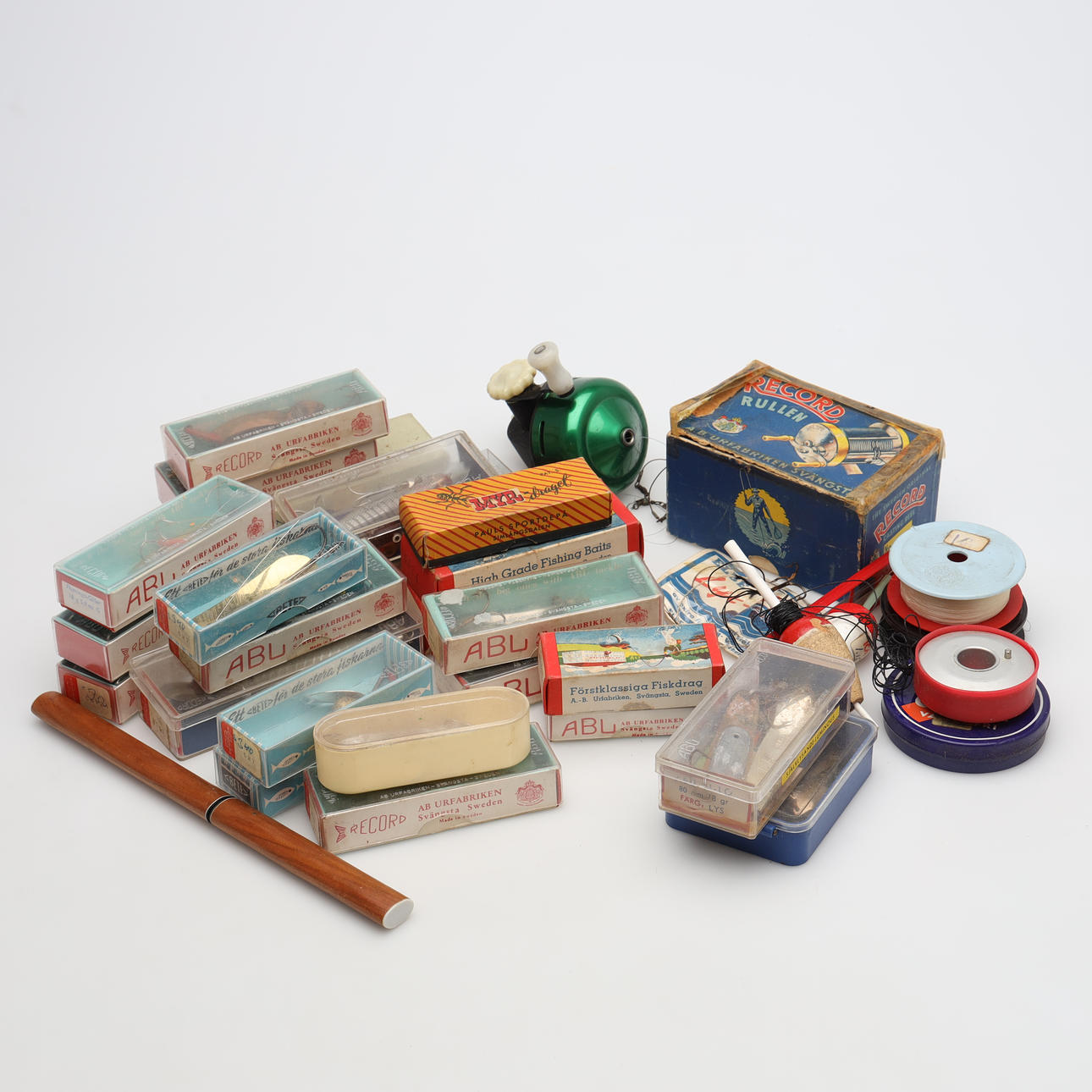 FISKEHJUL og FISKERULLER, herunder Record.