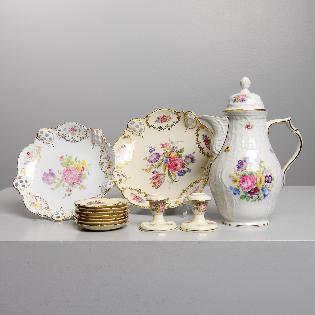 ROSENTHAL, 12 pieces, mainly Sanssouci.