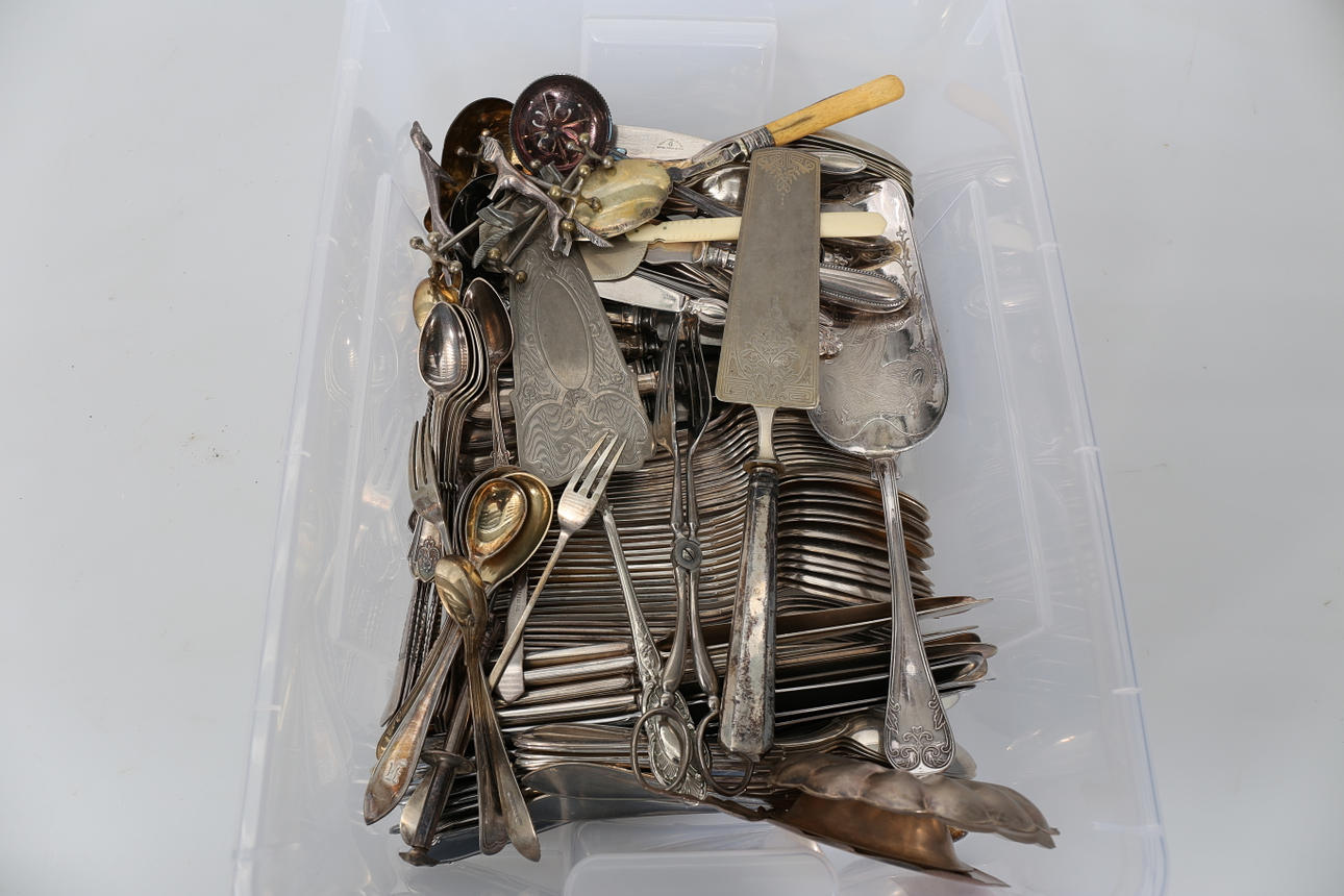 BESTICK, nysilver, 1900-tal.