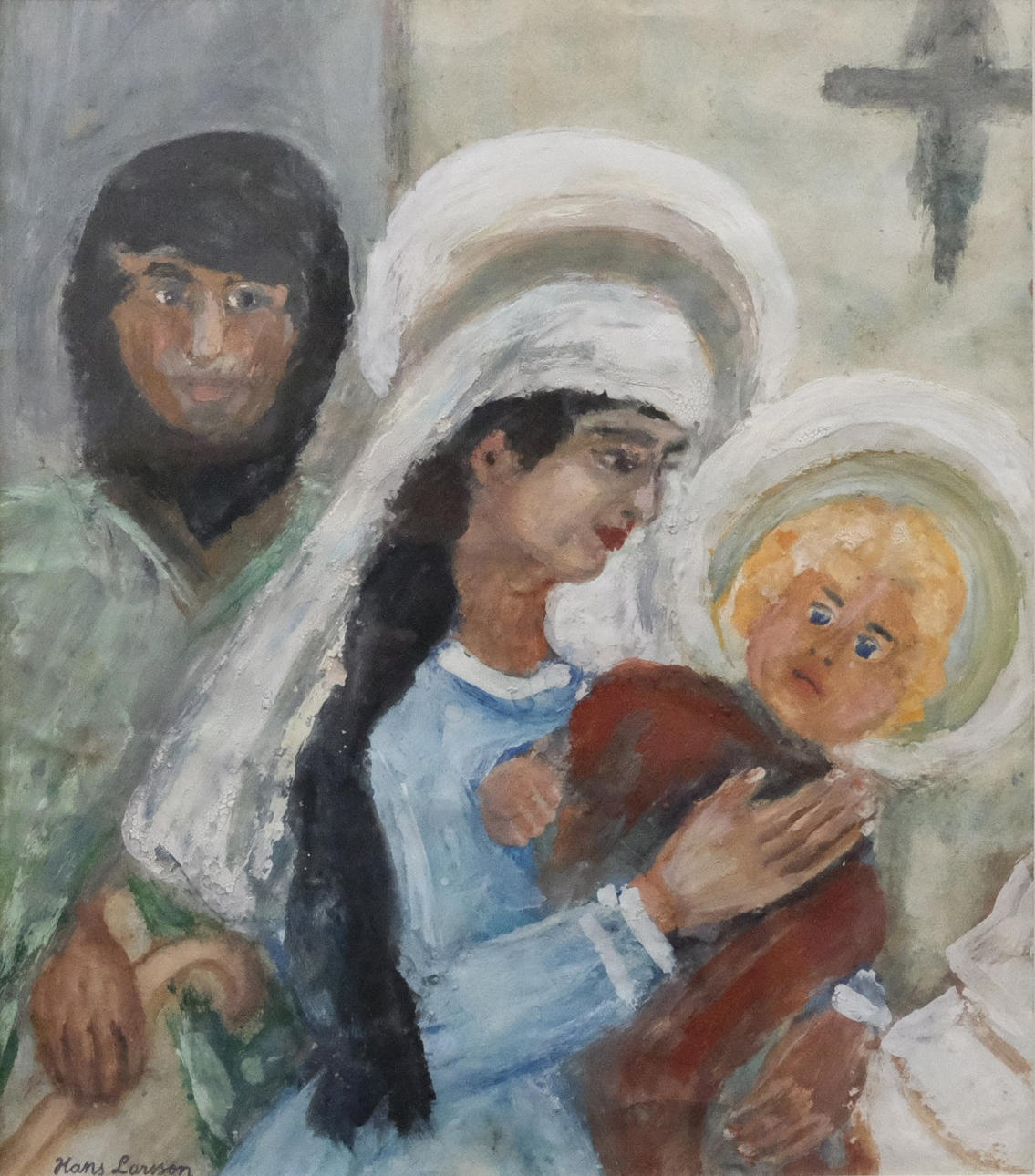 HANS LARSSON. WATERCOLOR.