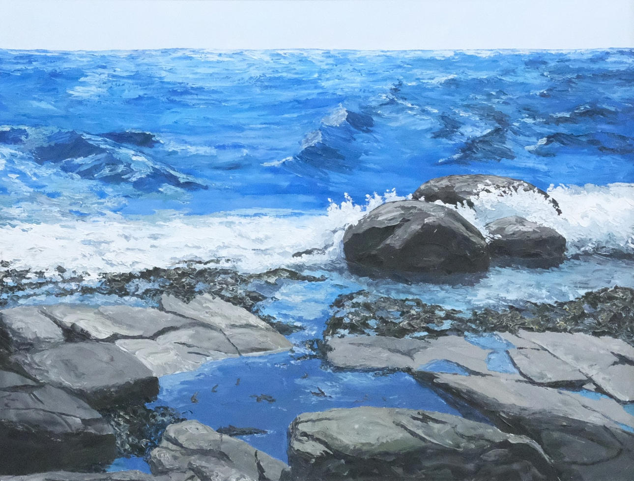 GÖSTA CALMEYER, ATTRIBUTED TO, ROCKS IN WATERMARKS.