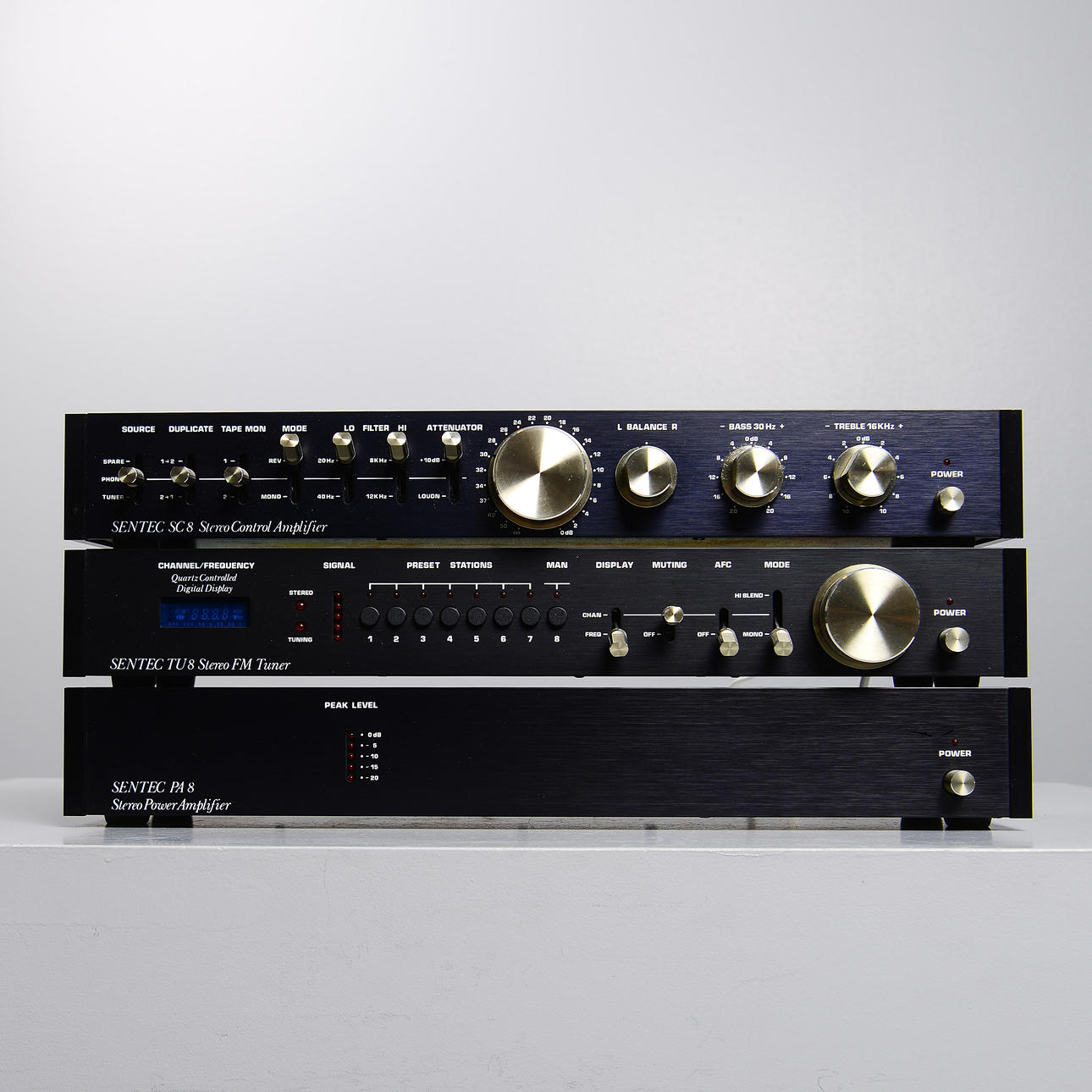 VINTAGE HI-FI, SENTEC PA 8, SC 8, samt TU 8. Övrigt - Modern Teknik ...