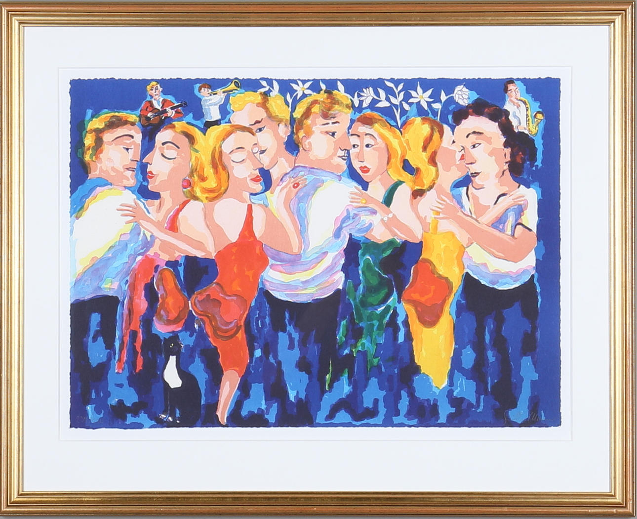 GUNILLA MANN. färglitografi, signerad och numrerad 239/290.