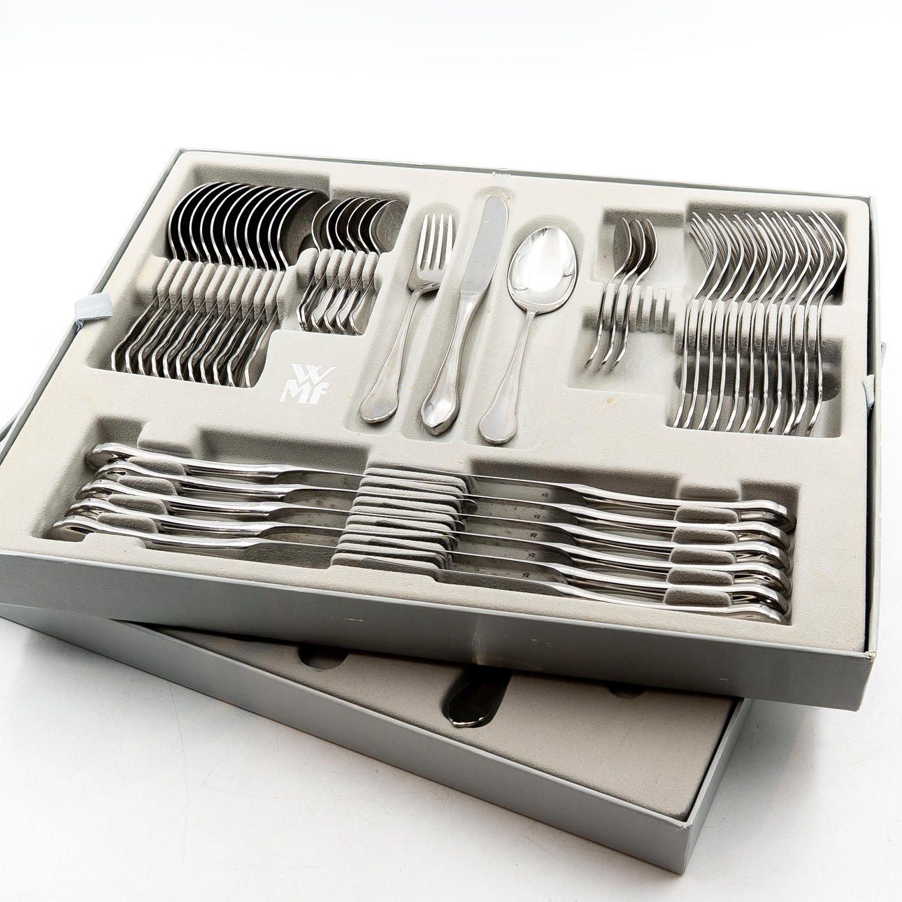 BESTIK, 51 stykker, WMF Cromargan, Rustfrit stål, Tyskland.