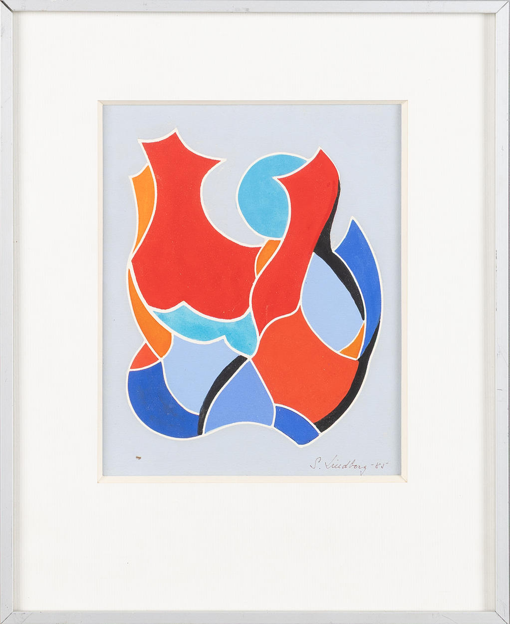 STEN LINDBERG. “Caprice”, gouache.