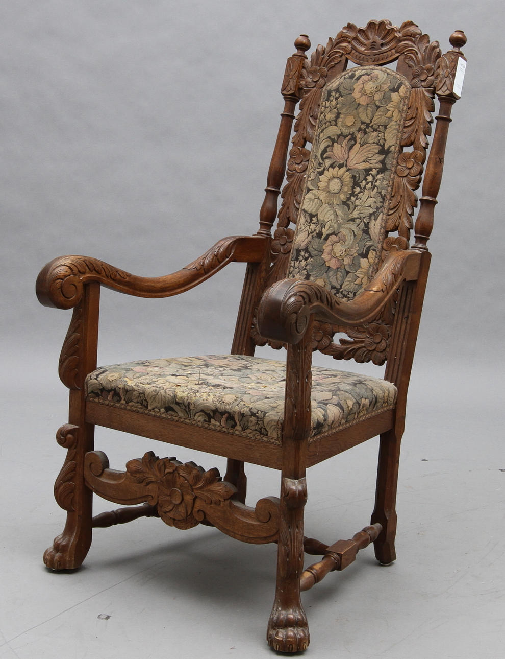 KARMSTOL, barockstil, 1900-tal.