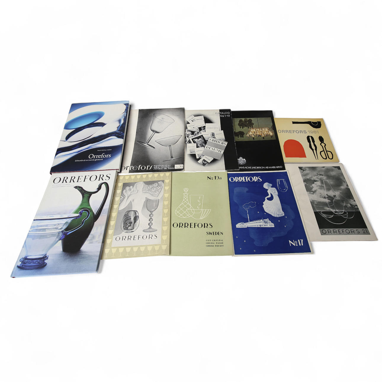 BÖCKER, KATALOGER, PRISLISTOR, Orrefors, Hans Agne Jacobsson.