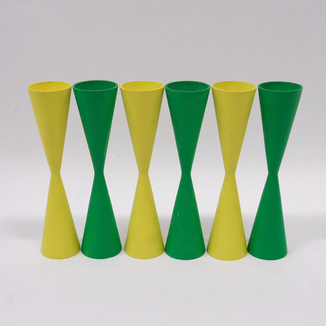 ÆGGEBÆGRE, SEKS STYKKER, 1960S/70'ERNE.