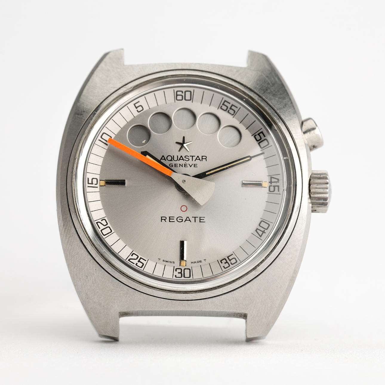 AQUASTAR REGATE, wristwatch, steel, automatic assignment.