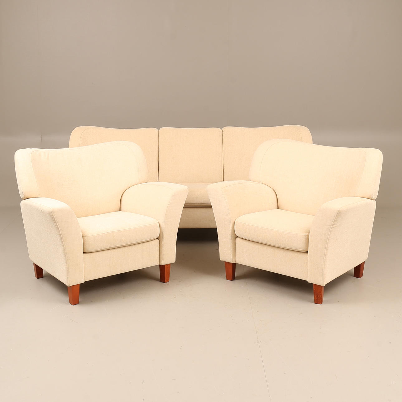 SOFA GROUP, 3 pieces, Brunstad.