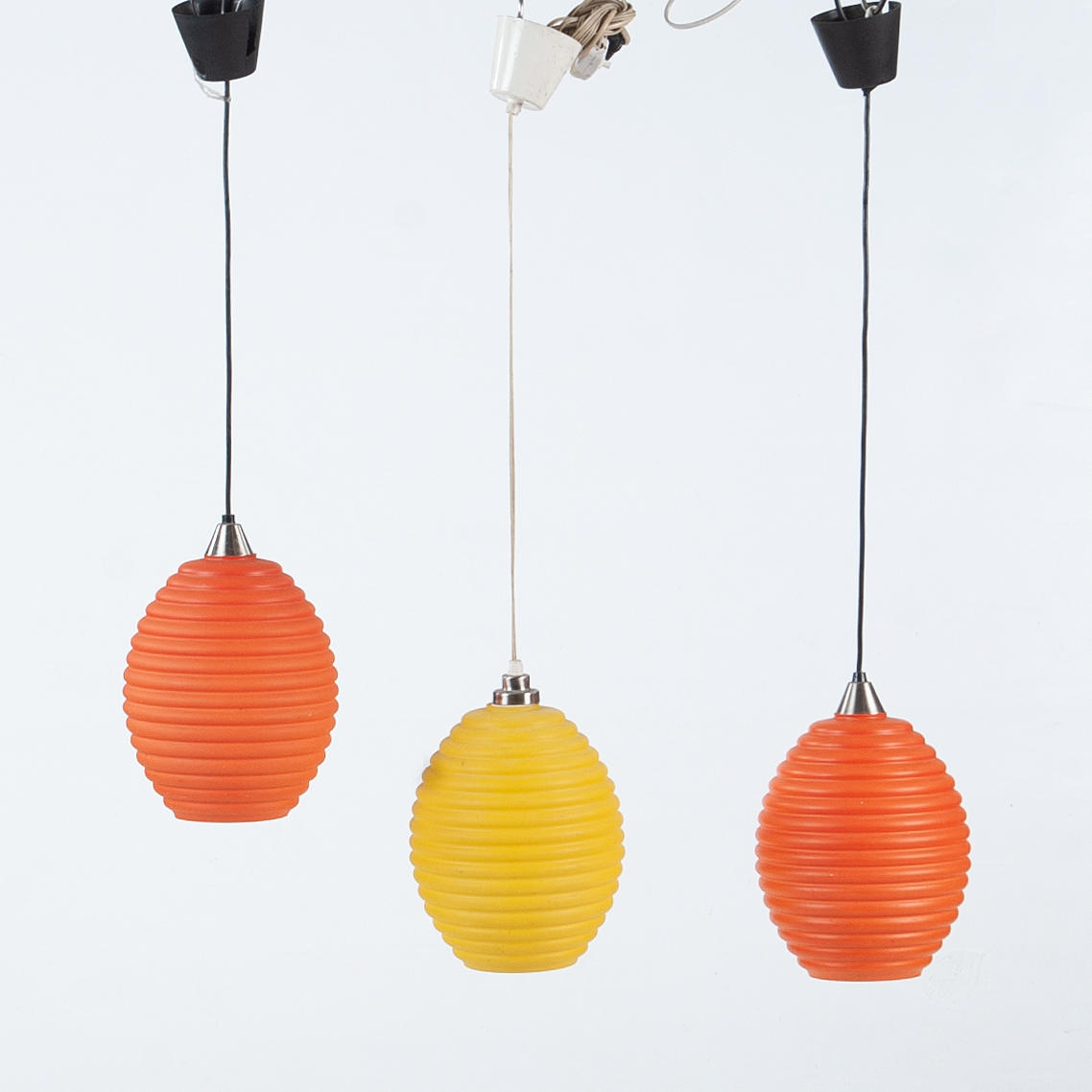 DECKENLEUCHTE, 3 Gläser, Bienenstock.