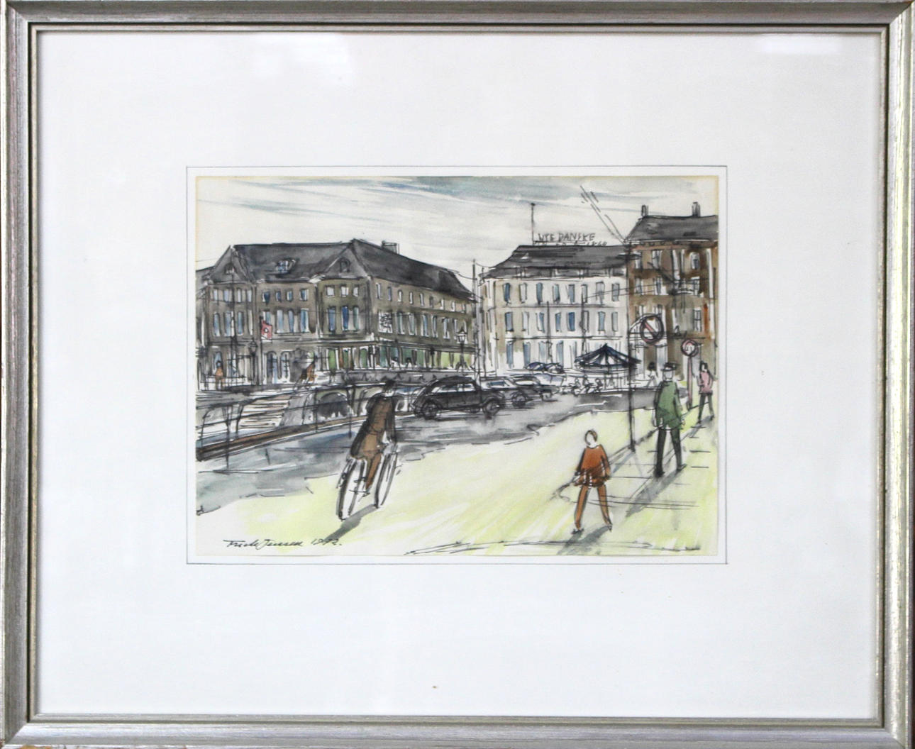 OIDENTIFIERAD KONSTNÄR. Mixed media.