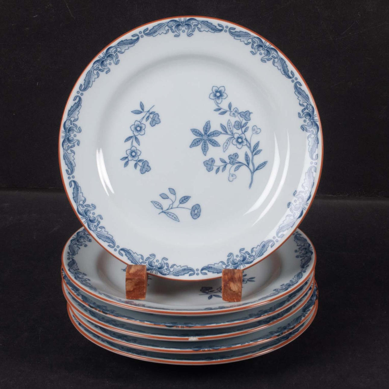 NILS EMIL LUNDSTRÖM. 6 sets, Rörstrand Ostindia.