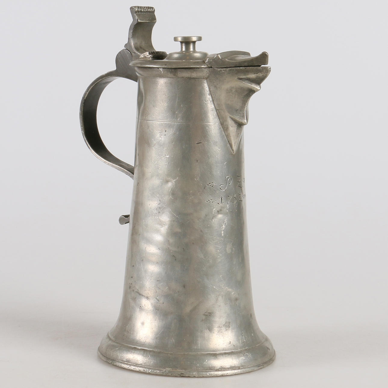 KANNA/STOP, tenn, Johann Gottfried Reuter, Tyskland, 1752.