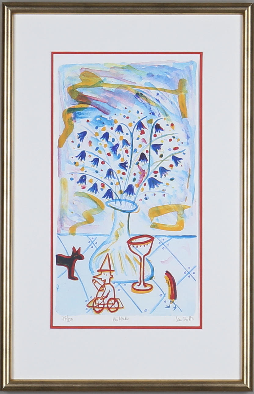 IAN RUSTH. färglitografi, signerad 78/120.