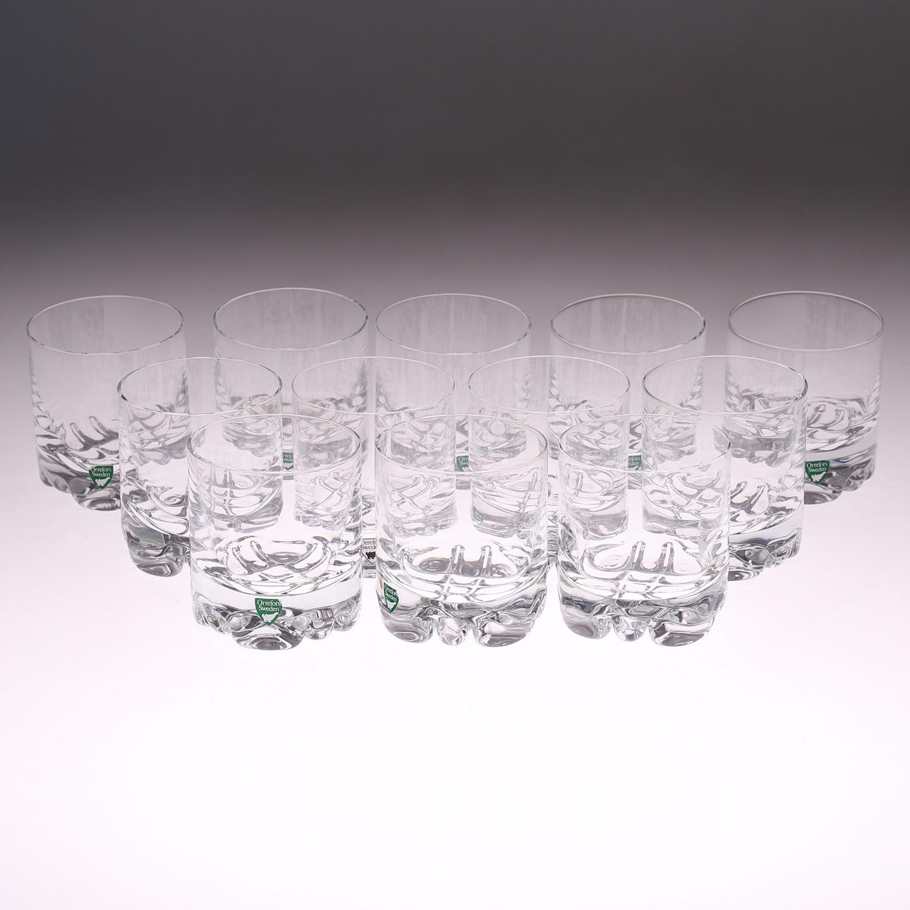 Whiskyglas, 12 stk., Orrefors.