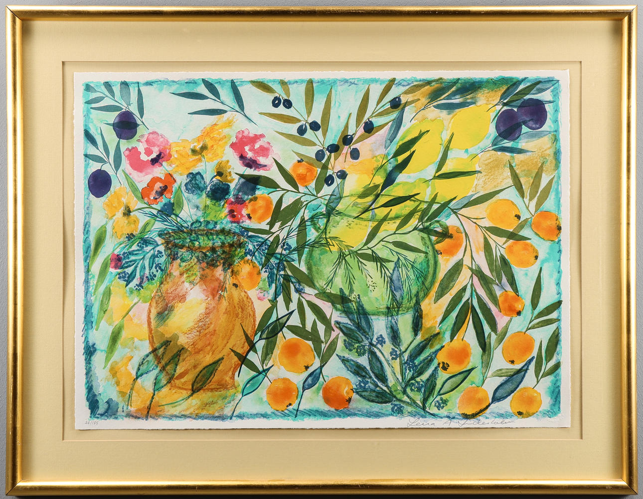 LENA LINDERHOLM. Blumenstillleben.