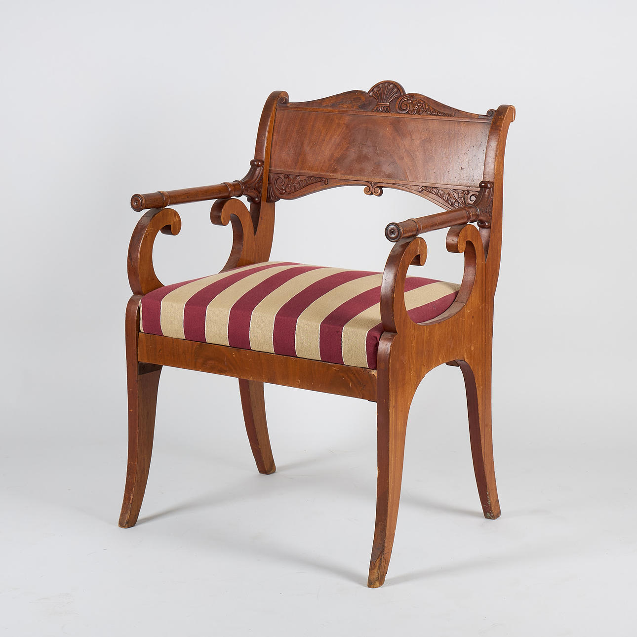 KARMSTOL, senempire, 1800-talets mitt.