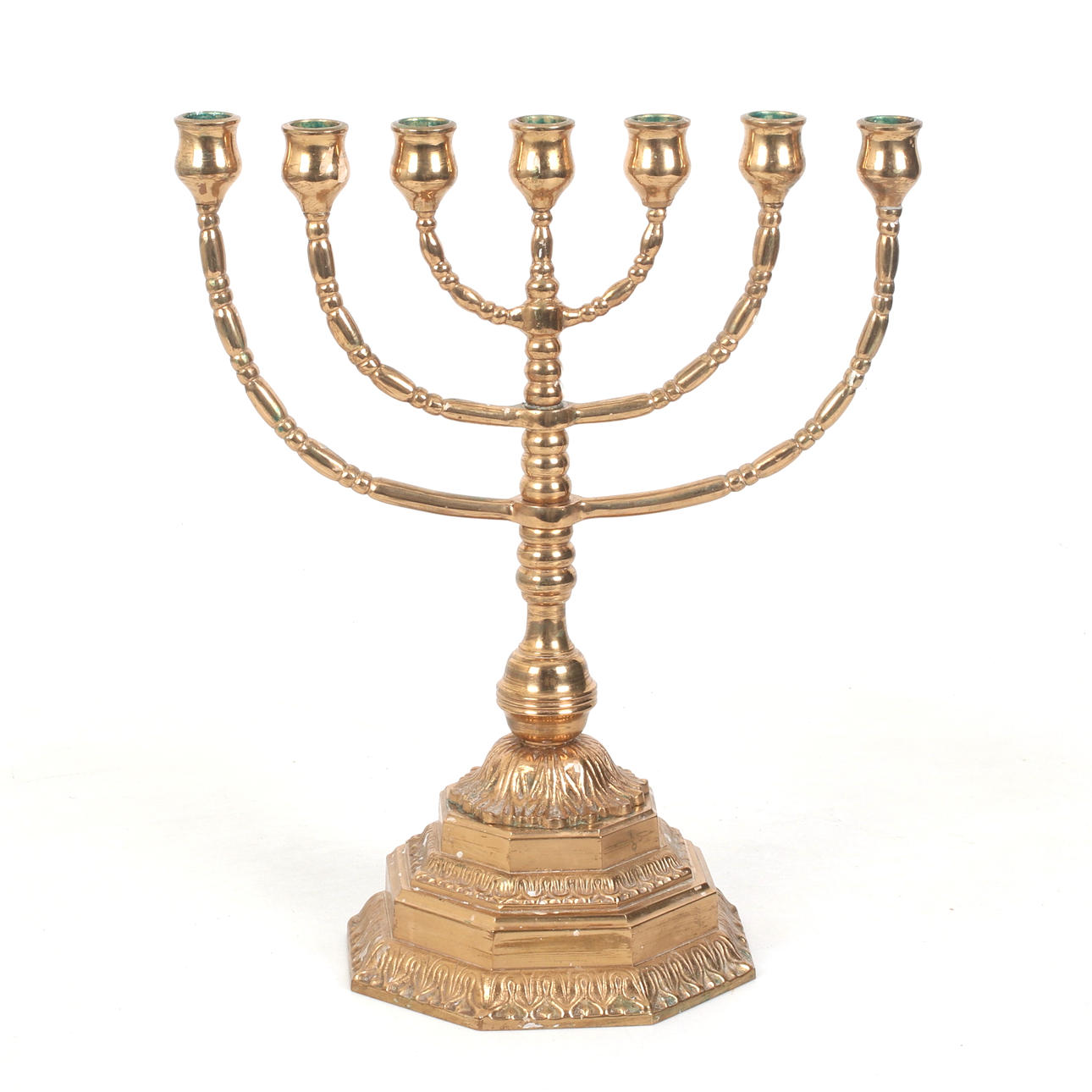 An Ore Candelabra, Menorah. 20th century.