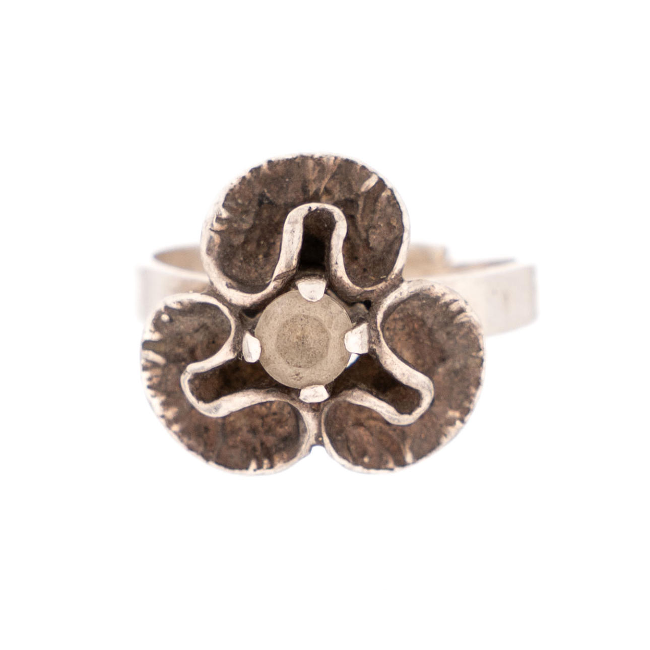 THERESIA WHERSLEV, RING. Sterling Silver, Lidkoping 1976.