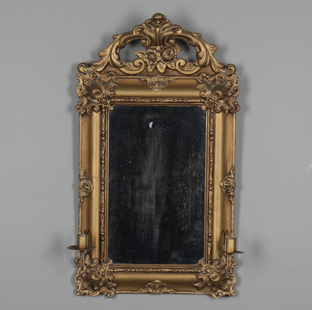 SPEGELLAMPETT, rokokostil, sent 1800-tal.