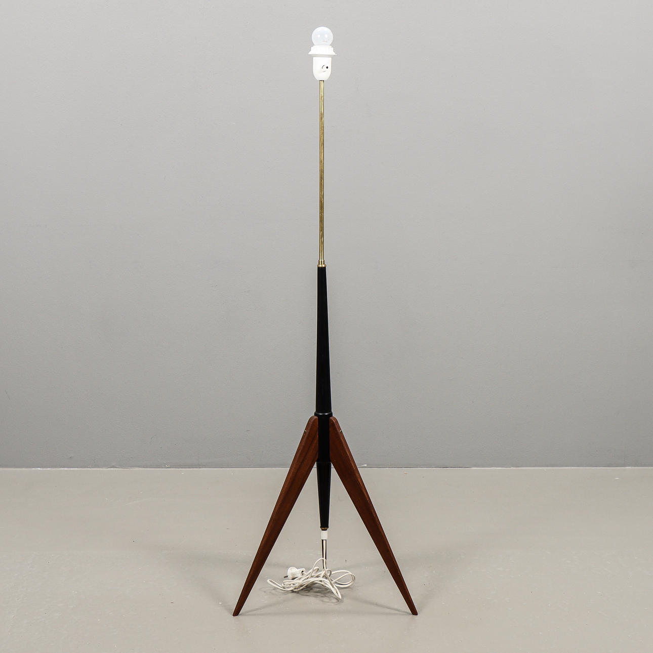 FLOOR LAMP “Rocket” Teak, 1950/60s.