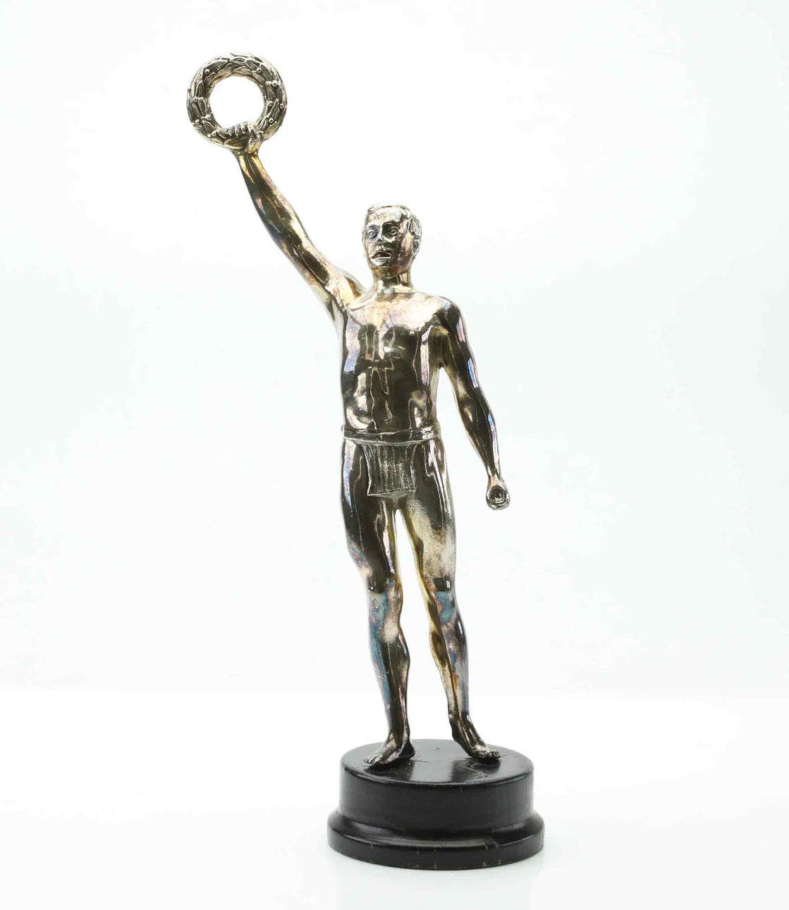 A 20th-century Athlete with a Wreath Sculpture.