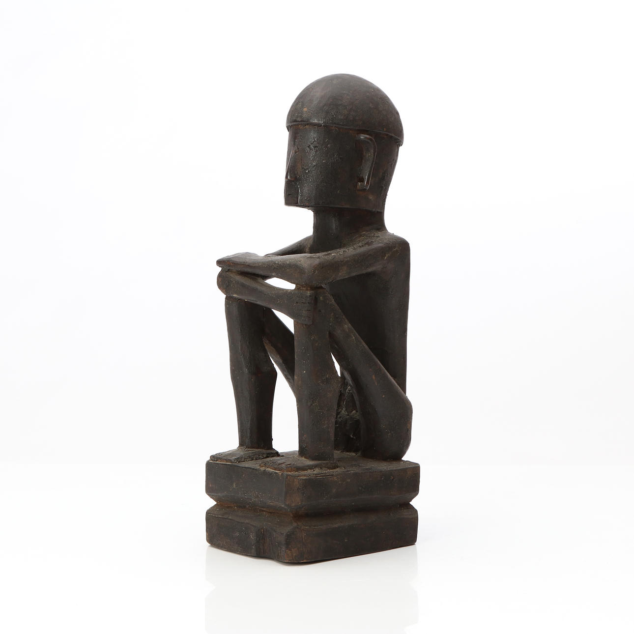 IFUGAO (BULUL), SEATED FIGURE, PHILIPPINES.