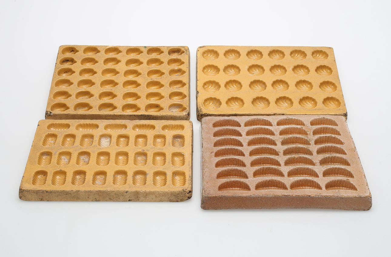 FORMAR för godistillverkning, 4 st, Höganäs.