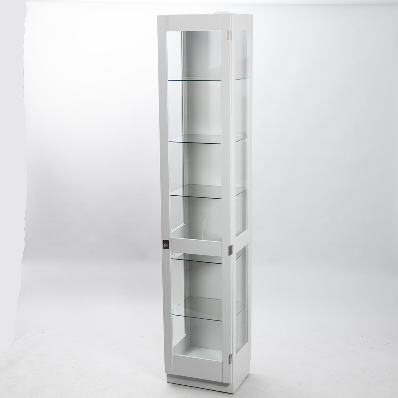 VITRINSKÅP, ljusgrå med inbyggdbelysning, "KA72 748", Göran Malmvall, Karl Andersson & Söner.