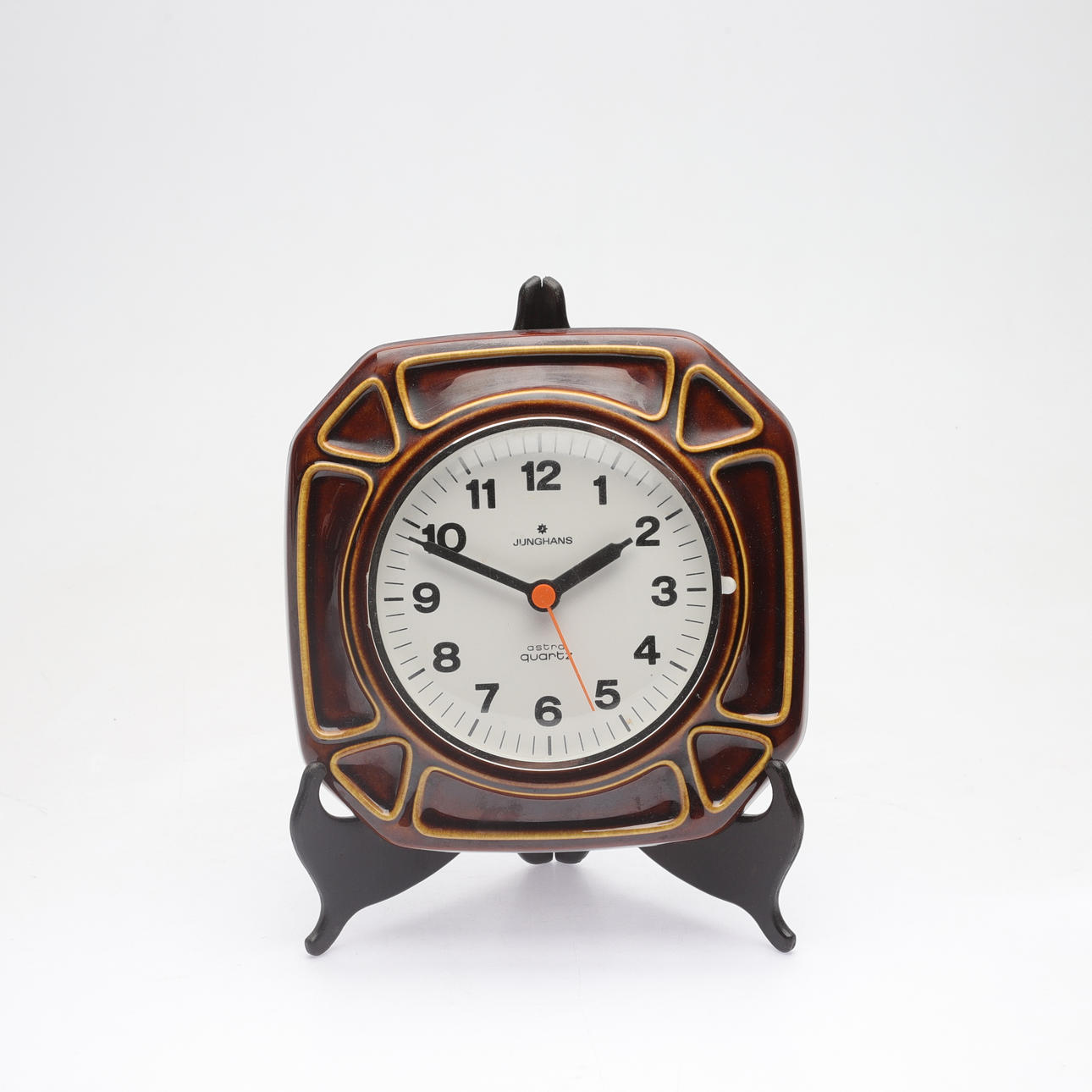 Wall clock, ceramic, “Astra Quartz”, Junghans.